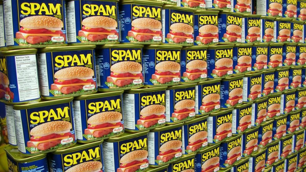 A lot of spam