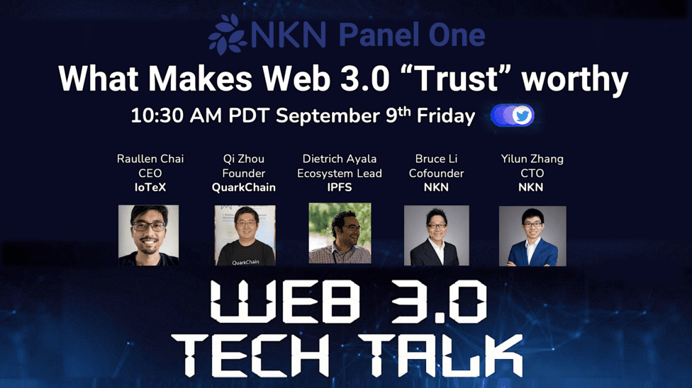 Web 3.0 Tech Talk Panel One