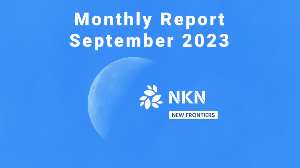 NKN monthly report 2023-09 banner